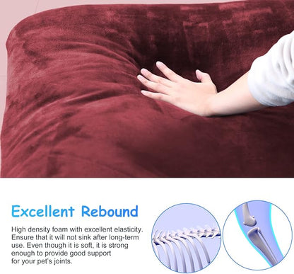 Magic Dog Super Soft Large Dog Bed, 39 Inches Orthopedic Foam Pet Beds - Image 2