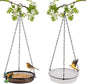 2-in-1 Set Hanging Bird Feeder and Bath by HRAYLTOP