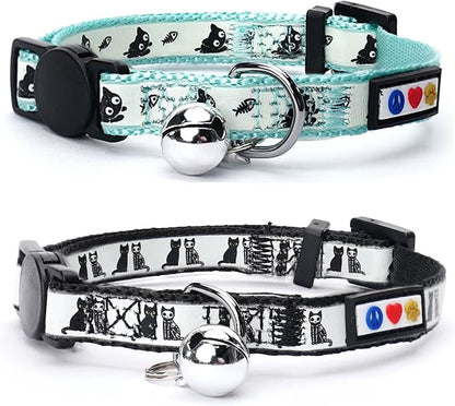 Pawtitas Glow in The Dark Cat Collar by Pawtitas