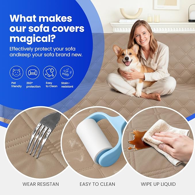 Waterproof Dog Blanket, Non-Slip Soft Pet Bed Cover, Couch Cover - Image 6