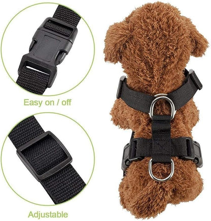 SlowTon Dog Seat Belt Harness for Car, Dog Car Harness Adjustable Mesh - Image 4