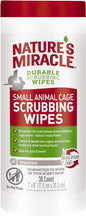 Nature’s Miracle Small Animal Cage Scrubbing Wipes 30Ct by NaturesMiracle