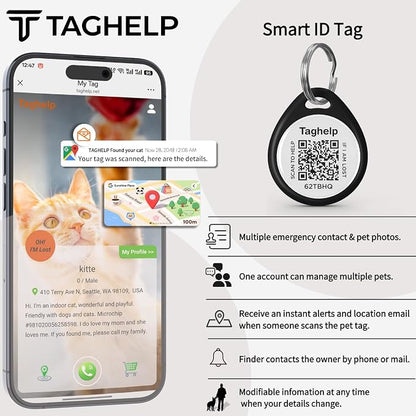 The Multi-Cat Household Kit: 5 Universal QR ID Tags. A Complete Set - Image 9