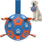 QDAN Dog Ropes Toys Soccer Ball by QDAN
