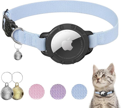 AirTag Cat Collars, Stretchy Collar by Sucegi