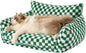 Hollypet Cat Bed Fluffy Plush Mutifuctional Double-Layer Soft Pet Couch by Hollypet