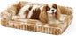 Cute Dog Bed, Faux Rabbit Fur Orthopedic Foam Dog Bed by COZYKISS