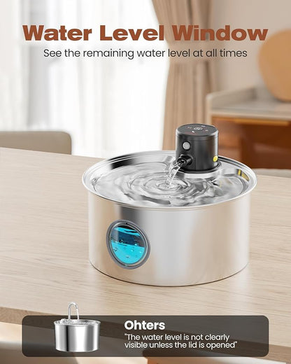 Cat Water Fountain Wireless Cordless: Cat Fountain Battery Operated - Image 8