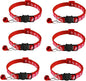 6 Pack Breakaway Cat Collar by Unknown