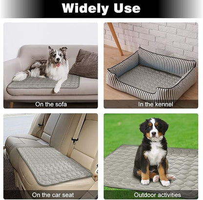 Washable Dog Cooling Mat Ice Silk Cooling Mat - Image 5