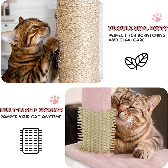 MoNiBloom 54 Inch Cat Tree Tower - Image 6