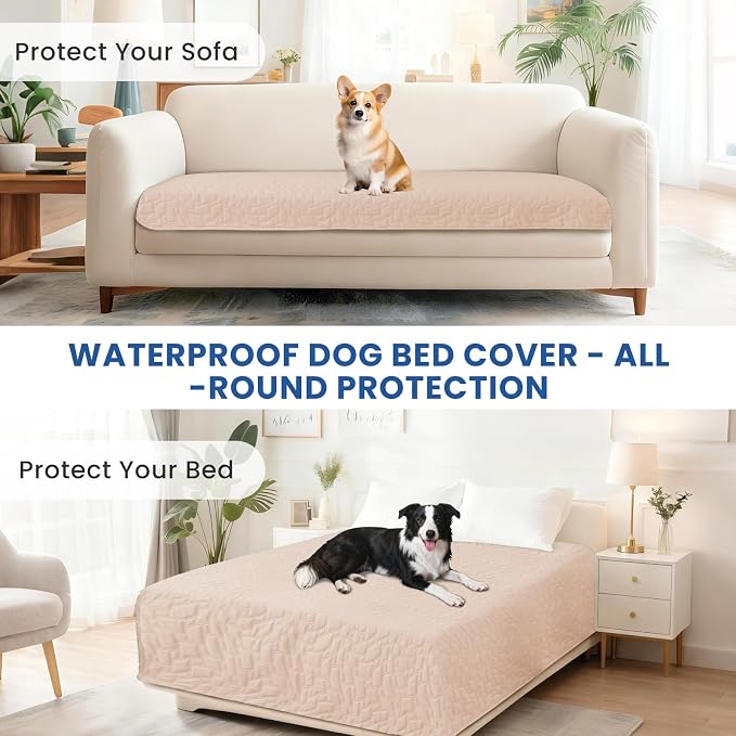 Waterproof Dog Bed Cover Pet Blanket, Soft Couch Cover - Image 7