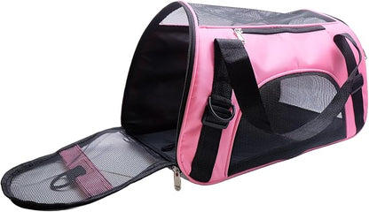 Cat Carrier, Soft-Sided Pet Travel Carrier - Image 2