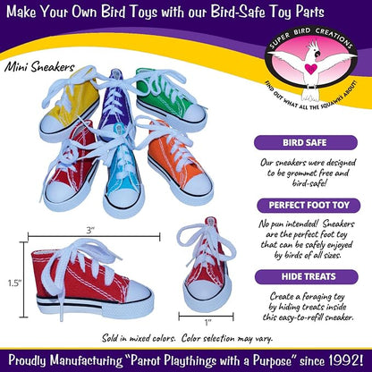 Super Bird Creations SB50011 Sneaker Bird Toy - Image 2