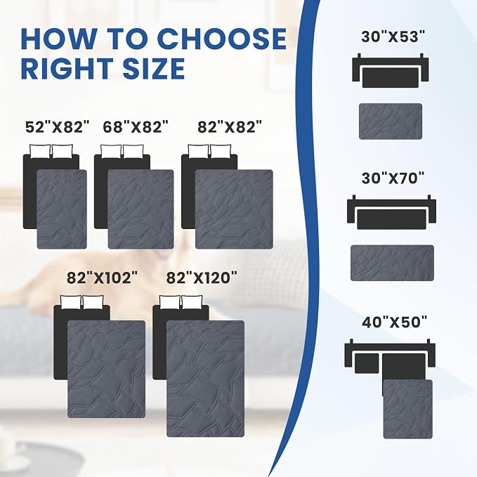 Waterproof Dog Bed Cover, Non-Slip Dog Blanket - Image 4