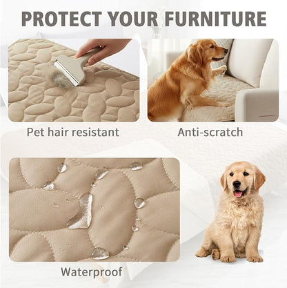 Ameritex Waterproof Pet Bed Cover Anti-Slip Dog Bed Blanket - Image 2
