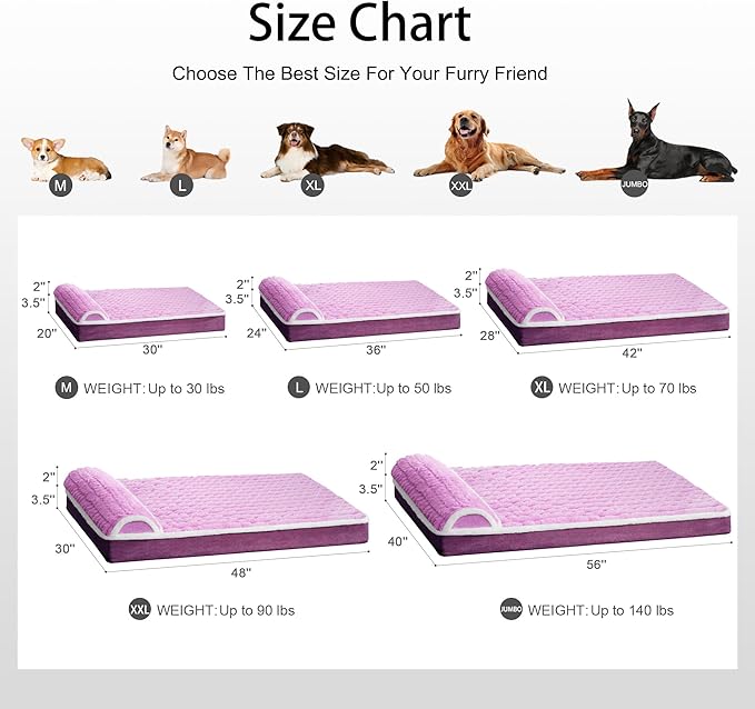 Orthopedic Dog Bed Medium Size Dog - Image 7