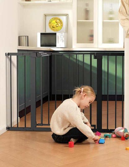 Babelio Baby Gate for Doorways and Stairs, 29-48" Auto Close Dog Gate - Image 2
