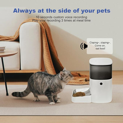 2.4G WiFi Automatic Cat Feeder, 4L Food Dispenser - Image 9