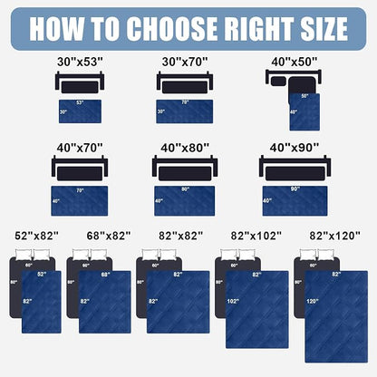 Smiry Waterproof Dog Bed Cover Blanket 68x82, Soft Reversible Pet Blanket - Image 6