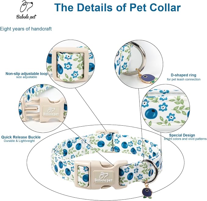 Spring/Summer Dog Collar for Medium Dogs - Image 3
