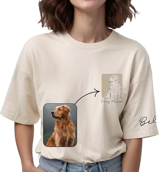 Custom Dog Mom Shirt Gifts for Women, Mother's Day Hoodie, Custom Shirt by Lavape