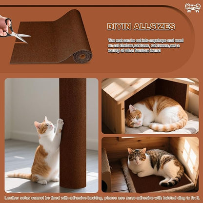 Cat Scratch Mat, Cat Scratch Couch Cats Scratch Furniture Protector - Image 3