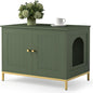 Homhedy Cat Litter Box Enclosure, Cat Washroom Furniture by Homhedy