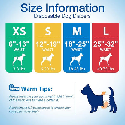 Pet Soft Disposable Male Wrap Dog Diaper - Image 5
