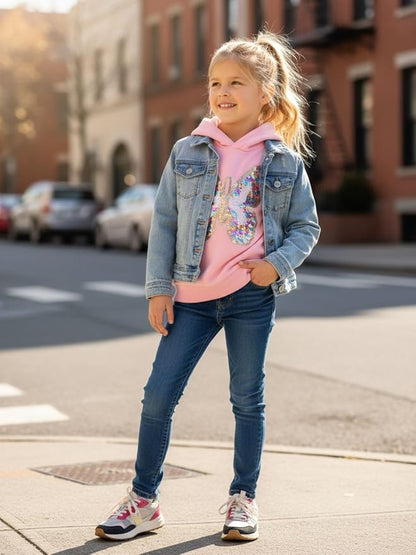 WELAKEN Sweatshirts for Girls Toddler & Kids II Little Girl's Pullover Tops - Image 4