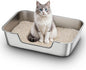Stainless Steel Cat Litter Box by Unknown