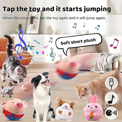 Interactive Dog Toys, Active Moving Pet Plush Toy - Image 3
