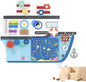 BlueWood Wooden Wall Busy Board Panels, Toddler Learning Activity Center by BlueWood