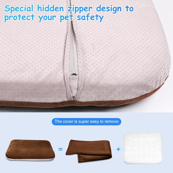 Magic Dog Super Soft Large Dog Bed Orthopedic Pet Beds 39 Inch Washable Anti - Image 5
