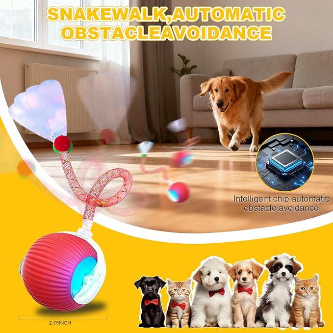 2-Pack Interactive Cat Toys Ball - Image 3