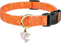 Cotton Handmade Dog Collar Cute and Distinctive Patterns Orange Fish by Fyeqyaou