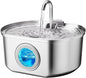 Cat Water Fountain Stainless Steel: 108oz/3.2L Cat Fountain by Neareal