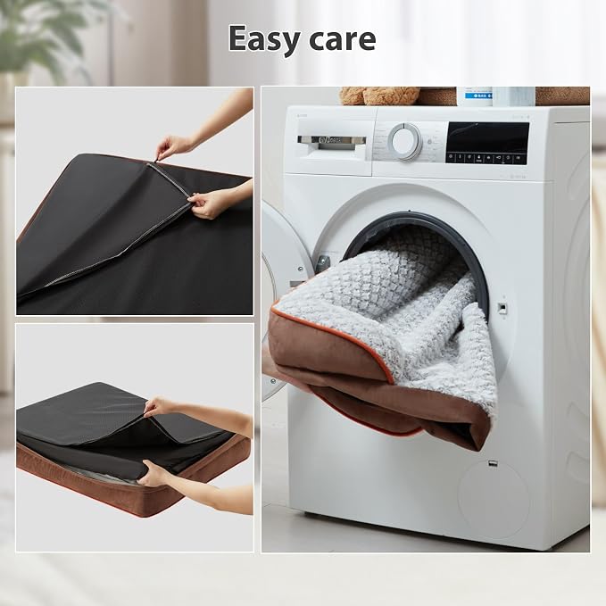 Orthopedic Dog Bed for Large Dogs, Egg Crate Foam Bed for Large Dogs, Equipped - Image 5