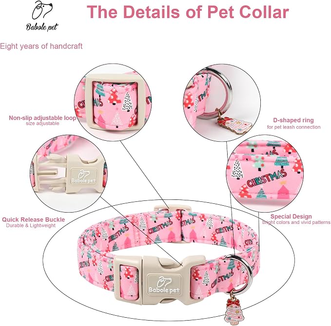 Christmas Dog Collar for Large Dogs - Image 4