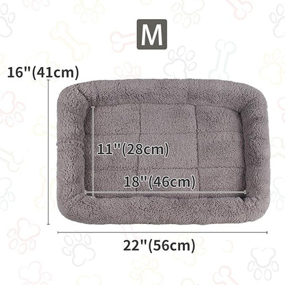 Cat Bed Washable Indoor Cat Cushion Bed, Soft and Cozy Plush Pet Bed-M - Image 5