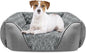 INVENHO Medium Dog Bed Rectangle Washable Orthopedic Soft Calming Sleeping by INVENHO