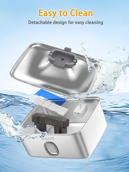 SIBAYS 4Gal/15L Large Dog Water Fountain, Stainless Steel Pet Fountain - Image 8