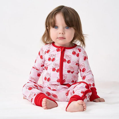 pureborn Baby Infant Boys Girls Sleeper Snug Fit Viscose from Bamboo Pajamas - Image 2