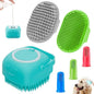 Comotech 6PCS Dog Bath Brush & Dog Toothbrush | Adjustable Handle Shampoo Brush by Comotech