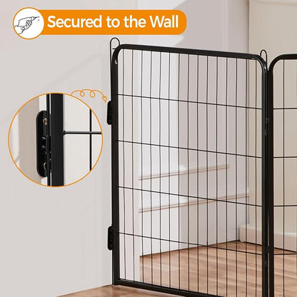 Yaheetech Dog Playpen Outdoor, 32 inch 2 Panels Dog Pen Indoor Heavy Duty Puppy - Image 2