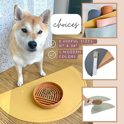 Should We Go - Waterproof Silicone Pet Food Mat - Non-Slip Spill-Proof Feeding - Image 5