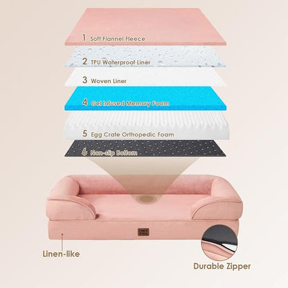 EHEYCIGA Orthopedic Dog Beds for Extra Large Dogs, Waterproof Memory Foam XL - Image 2