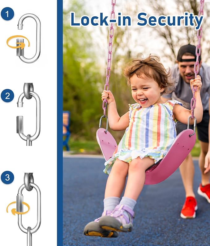 2 Pack Heavy Duty Swing Seats - Image 5