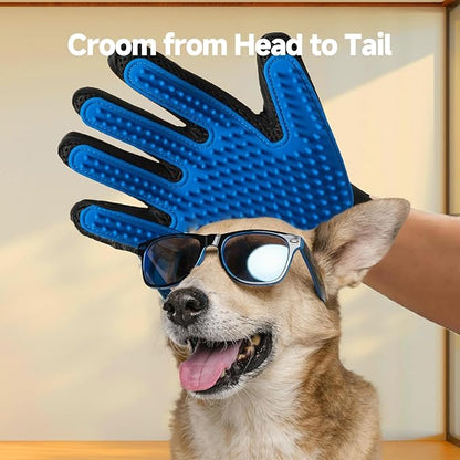 2-in-1 Pet Grooming Glove & Fabric Hair Remover - Image 5