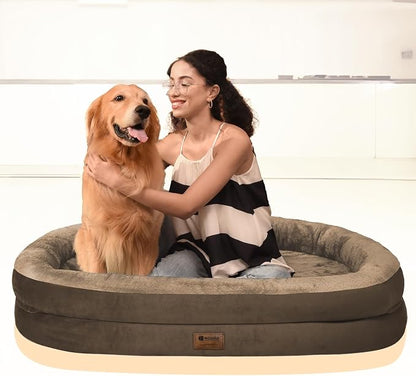 Orthopedic Waterproof Large Dog Bed: Memory Foam Washable Dog Bed - Image 7